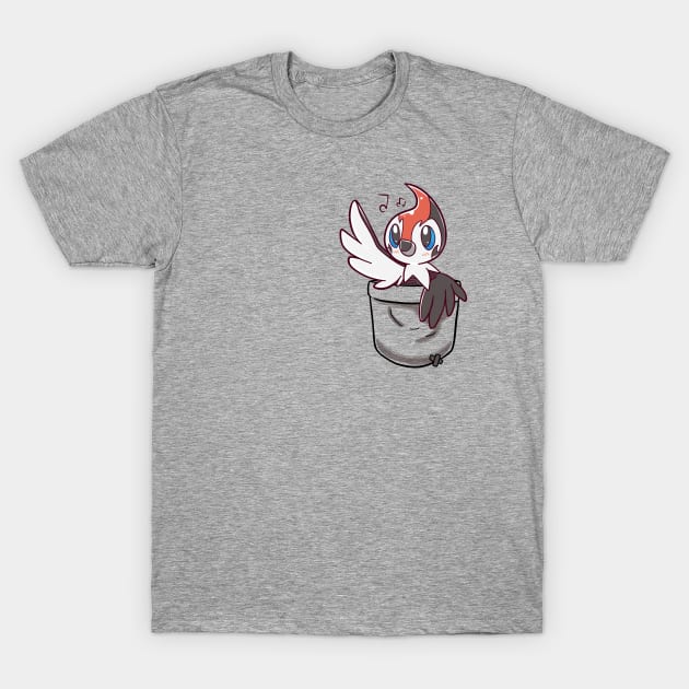 Pocket Woodpecker T-Shirt by TechraPockets